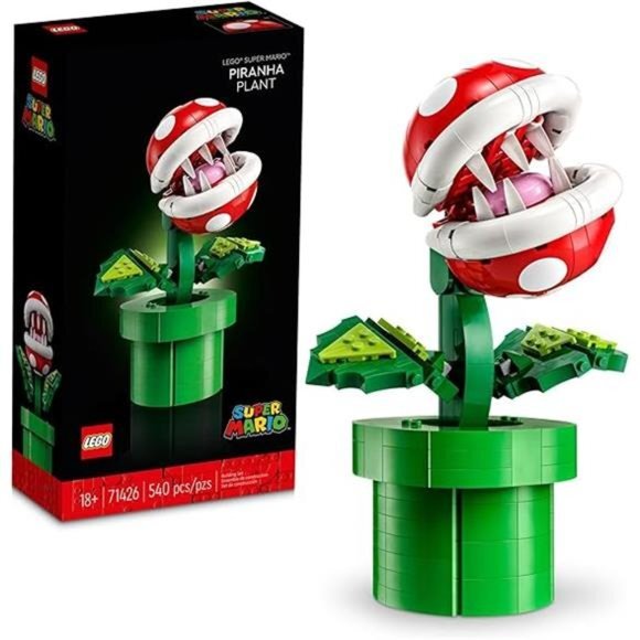 Super Mario Piranha Plant 71426, Build and Display Super Mario Brothers Toy Fan - Picture 6 of 7